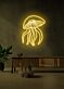Qualle LED Neonschild moderne Wanddekoration