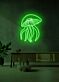 Qualle LED Neonschild moderne Wanddekoration