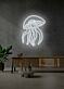Qualle LED Neonschild moderne Wanddekoration