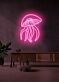Qualle LED Neonschild moderne Wanddekoration