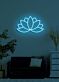 Lotusblume LED-Neonschild für Wohnzimmer und Yoga Studio