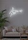 Hand mit Herzsymbol LED-Neonschild für Wohnzimmer Schlafzimmer