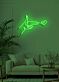 Hand mit Herzsymbol LED-Neonschild für Wohnzimmer Schlafzimmer