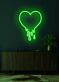 tropfendes Herz LED-Neonschild für Wohnzimmer Schlafzimmer