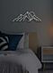 Berglandschaft mit Sonne LED-Neonschild Schlafzimmer Wohnzimmer