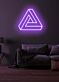 Penrose-Dreieck LED-Neonschild Wohnzimmer Büro