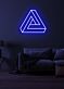 Penrose-Dreieck LED-Neonschild Wohnzimmer Büro