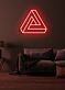 Penrose-Dreieck LED-Neonschild Wohnzimmer Büro