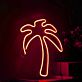 Palme LED-Neonschild Wohnzimmer Bar
