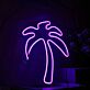 Palme LED-Neonschild Wohnzimmer Bar