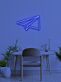 Papierflugzeug LED-Neonschild für Home Office Arbeitszimmer