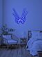 Hände mit eingehakten kleinen Fingern LED-Neonschild Schlafzimmer Wohnzimmer