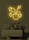 Topfpflanze LED-Neonschild für Wohnzimmer oder Kinderzimmer