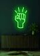 Abstrakte Faust LED Neonschild Wanddekoration