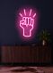 Abstrakte Faust LED Neonschild Wanddekoration