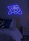 Rote Rose mit Blättern LED-Neonschild für Schlafzimmer Wohnzimmer