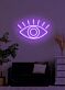 Auge mit Wimpern LED-Neonschild für Wohnzimmer Schlafzimmer