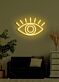 Auge mit Wimpern LED-Neonschild für Wohnzimmer Schlafzimmer