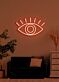 Auge mit Wimpern LED-Neonschild für Wohnzimmer Schlafzimmer