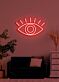 Auge mit Wimpern LED-Neonschild für Wohnzimmer Schlafzimmer