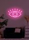 Auge mit Wimpern LED-Neonschild für Wohnzimmer Schlafzimmer