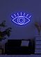Auge mit Wimpern LED-Neonschild für Wohnzimmer Schlafzimmer