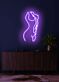 weiblicher Torso Umriss LED-Neonschild Wohnzimmer Studio