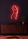 weiblicher Torso Umriss LED-Neonschild Wohnzimmer Studio