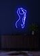 weiblicher Torso Umriss LED-Neonschild Wohnzimmer Studio