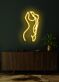 weiblicher Torso Umriss LED-Neonschild Wohnzimmer Studio