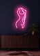 weiblicher Torso Umriss LED-Neonschild Wohnzimmer Studio