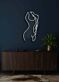 weiblicher Torso Umriss LED-Neonschild Wohnzimmer Studio