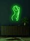 weiblicher Torso Umriss LED-Neonschild Wohnzimmer Studio