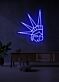 Freiheitsstatue Kopf LED-Neonschild Wohnzimmer Büro