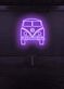 Bus Vintage Neon for Nostalgic Road Trips