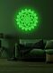 Yoga flower Serene Neon Bloom for Peaceful Spaces