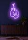 Boxing Gloves Neon Fighting Spirit Illuminated