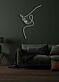 One Line Neon Skilt Minimalist Neon for Sleek and Modern Decor