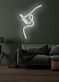 One Line Neon Skilt Minimalist Neon for Sleek and Modern Decor