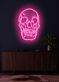 Totenkopf LED Neonschild moderne Wanddekoration