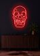 Totenkopf LED Neonschild moderne Wanddekoration