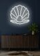 The Pearl Neon Skilt Elegant Glow Symbolizing Rarity and Beauty