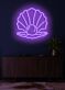 The Pearl Neon Skilt Elegant Glow Symbolizing Rarity and Beauty