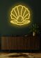 The Pearl Neon Skilt Elegant Glow Symbolizing Rarity and Beauty