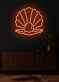 The Pearl Neon Skilt Elegant Glow Symbolizing Rarity and Beauty