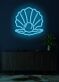 The Pearl Neon Skilt Elegant Glow Symbolizing Rarity and Beauty