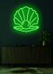 The Pearl Neon Skilt Elegant Glow Symbolizing Rarity and Beauty
