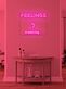 Feelings Delete Playful Neon for Letting Go of Negativity