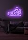 Sneaker Stylish Neon Tribute to Sneaker Culture