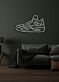 Sneaker Stylish Neon Tribute to Sneaker Culture